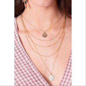Layered Coin Necklace